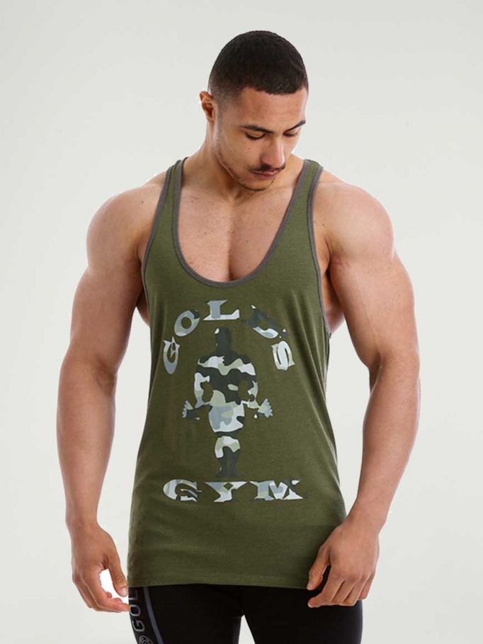 Gold s Gym Contrast Stringer Fitness Factory