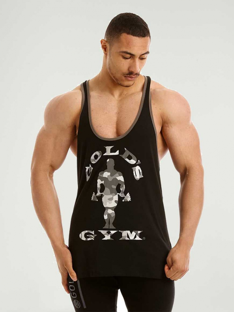 Gold's Gym Contrast Stringer - Fitness Factory