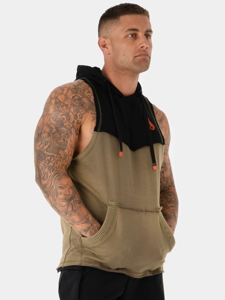 Ryderwear Utility Sleeveless Hoodie - Fitness Factory