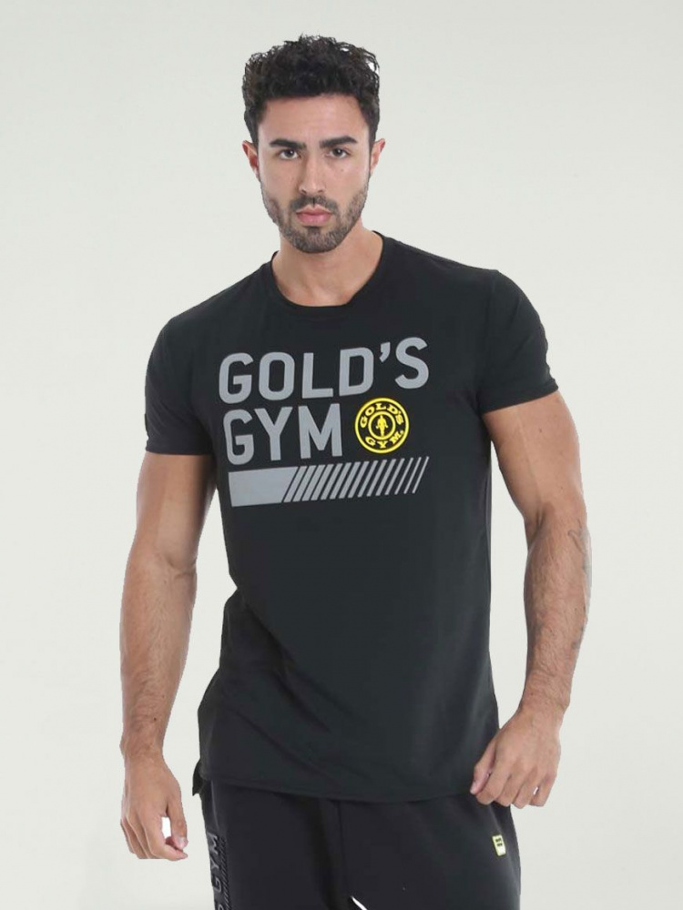 T shirt gold gym hot sale