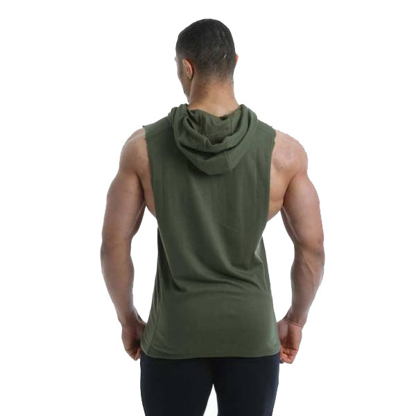 Gold s Gym Raw Sleeveless Hoodie Fitness Factory